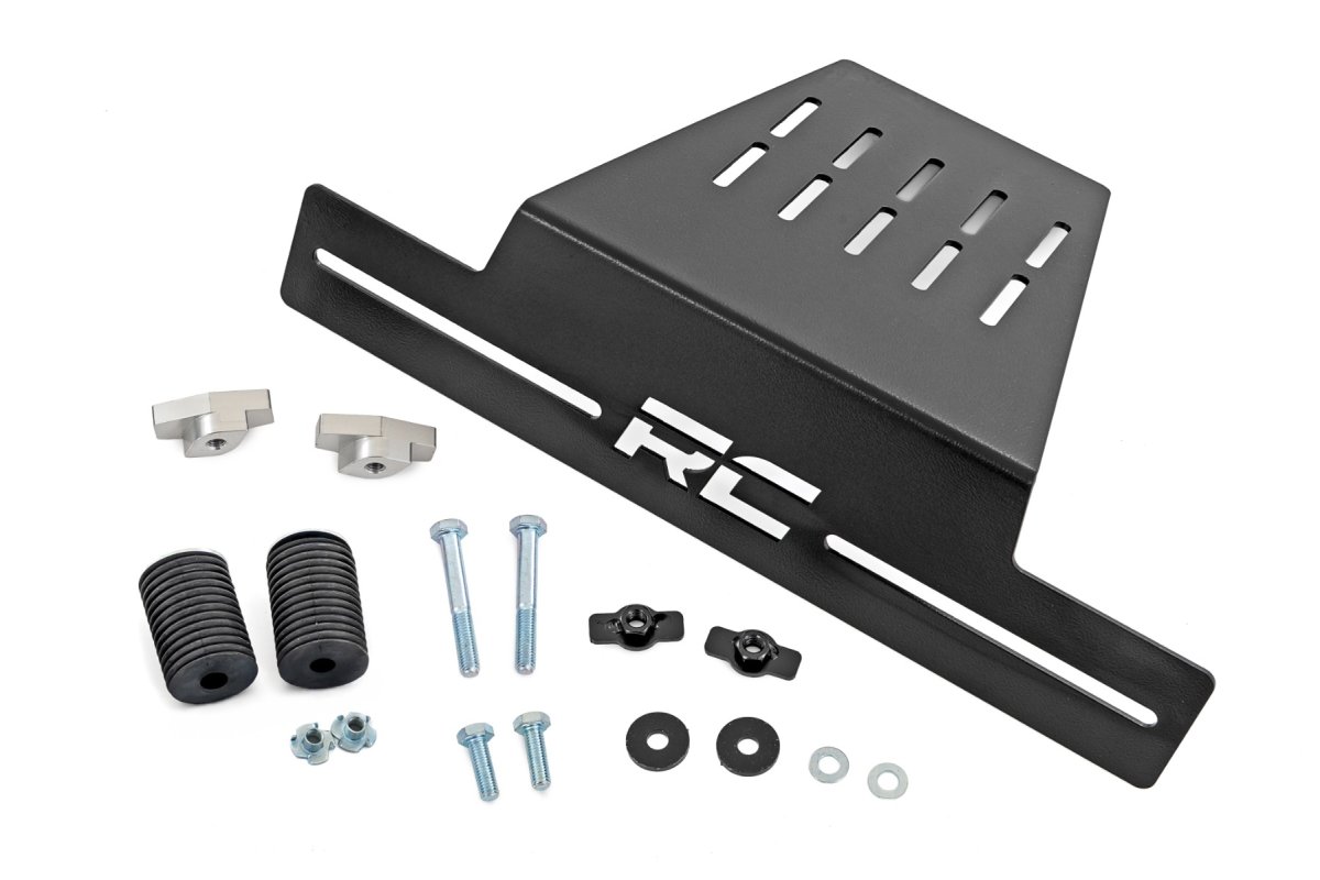 Polaris Ranger XP 1000 EPS Hunter Edition Fluid Container Bed Side Mount - Rough Country - Gloss Black - 2017+